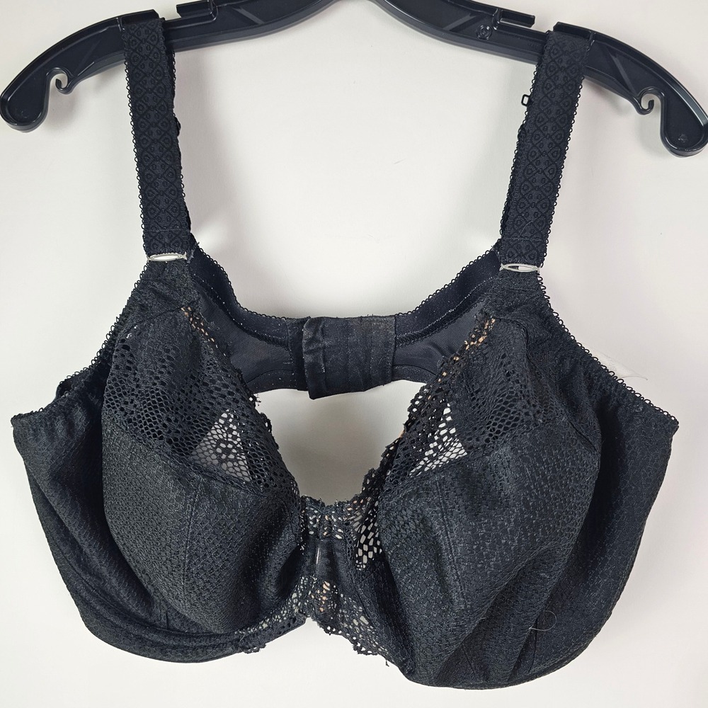 Elomi Caitlyn Underwire Side Support Bra Black EL4010BLK 38I US 38G UK